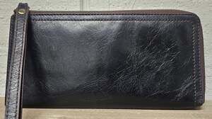Hobo Rove Black Vintage Hide Leather Wristlet Clutch NWOT